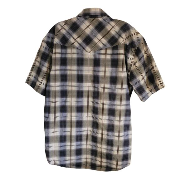 Cowboy Legend Shirt Men's Size Large Pearl Snap Short Sleeve Western - Picture 5 of 8